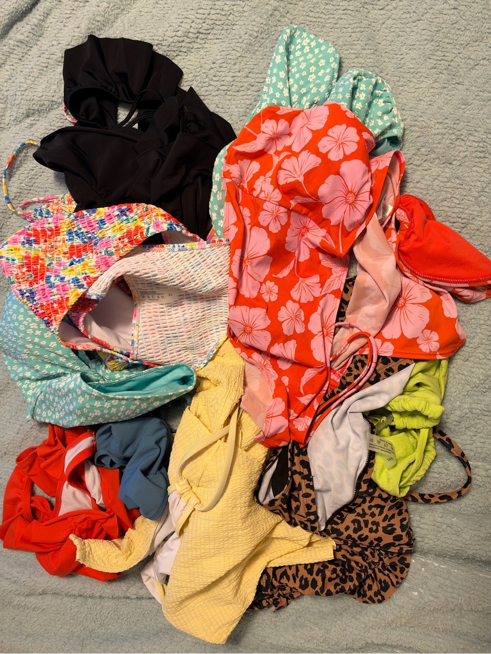 Women’s Swimsuit Bikini Swimwear Lot M L XL XXL + Cover Up